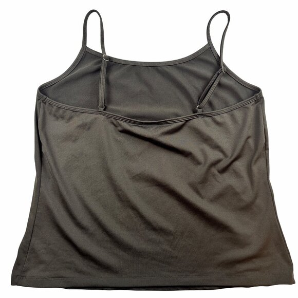 Lane Bryant Womens Brown Adj. Straps Camisole Tank Top 14/16 Polyester Spandex - Picture 4 of 11